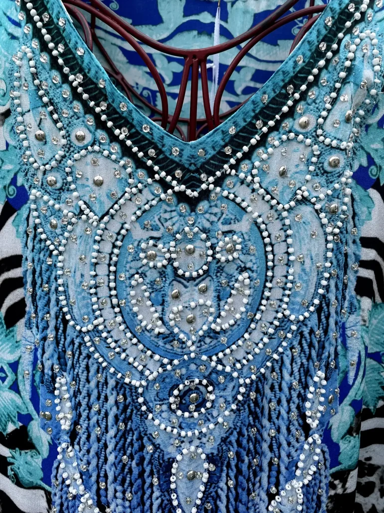 Antoinette-butterfly-kaftan-top-image-2-front-close-up-view-